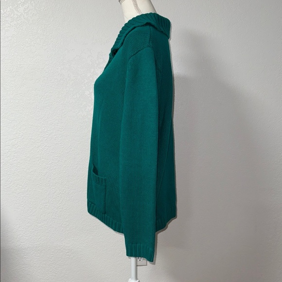 TOG the SHOPTeal Button-Up Women's Sweater - Picture 2 of 11